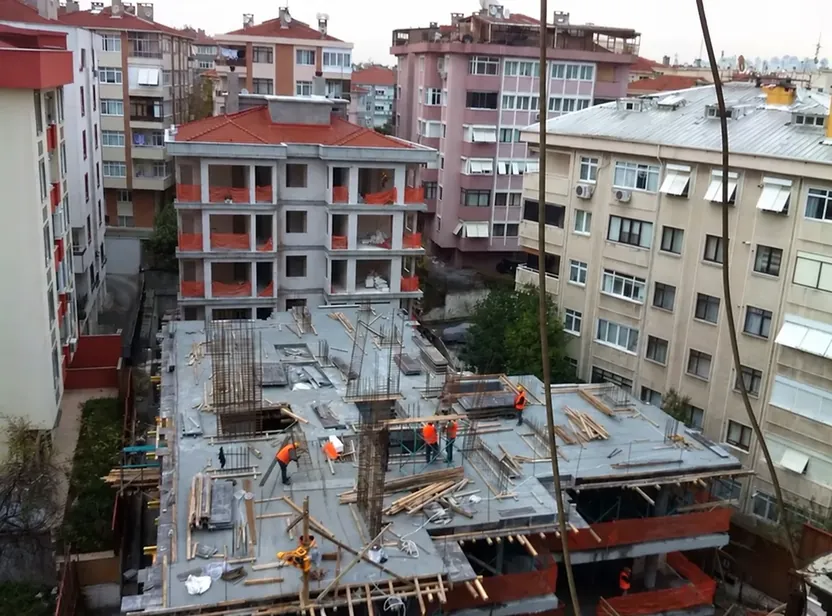 Bahar Konakları — Yapım aşamasından bir görünüm