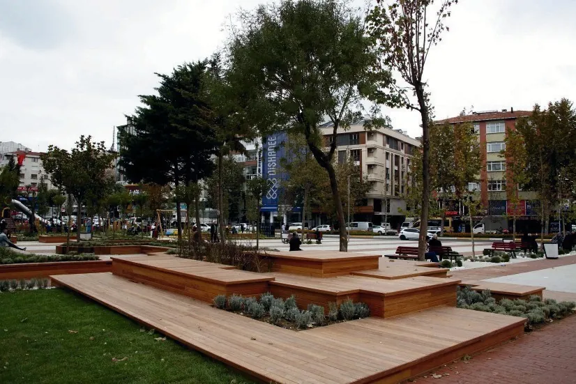 Şehit Yarbay Cesur Parkı — Parkın genel düzenlemesi